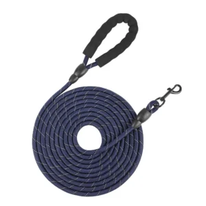 Mocna smycz treningowa dla psa 5-20 m Granatowy