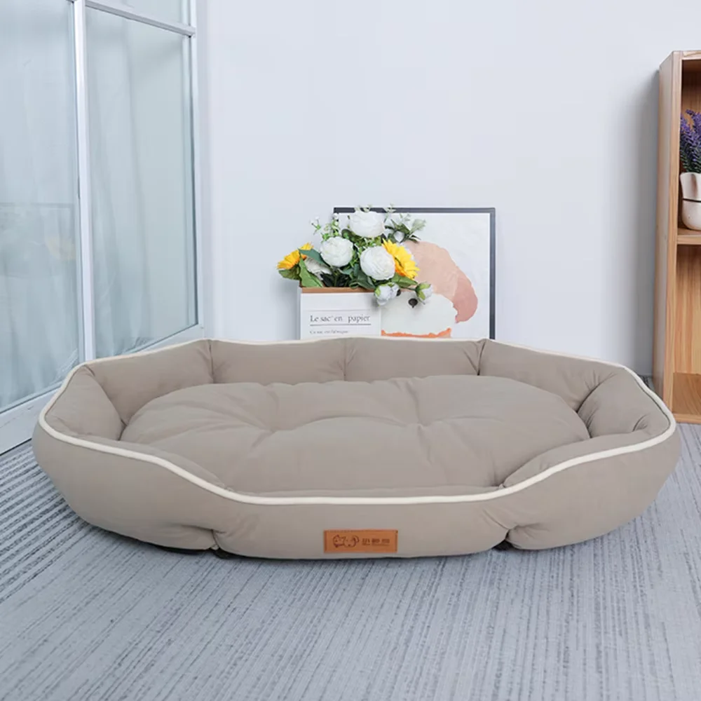 Duża sofa-legowisko dla psa i kota Khaki