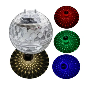 Solarna pływająca lampka LED do oczka wodnego i stawu rybnego Rgb