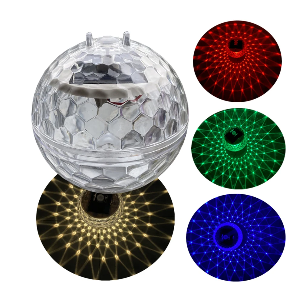 Solarna pływająca lampka LED do oczka wodnego i stawu rybnego Rgb