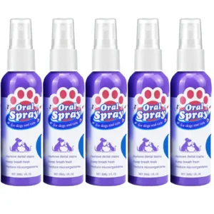 Spray dentystyczny dla psa i kota na świeży oddech Jasnozielony