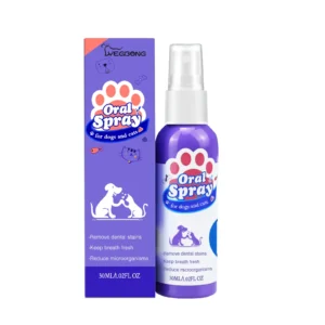 Spray do czyszczenia zębów dla psa i kota Ciemny brąz