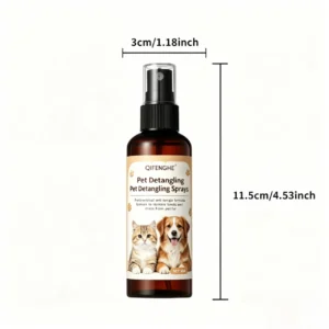 Spray ułatwiający rozczesywanie sierści psa i kota 50 ml Biały