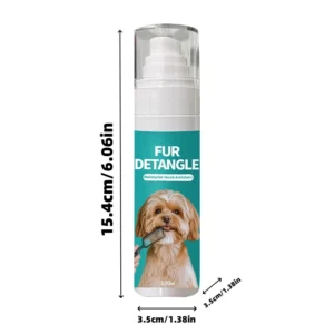 Spray do rozczesywania sierści dla psa i kota Niebieski