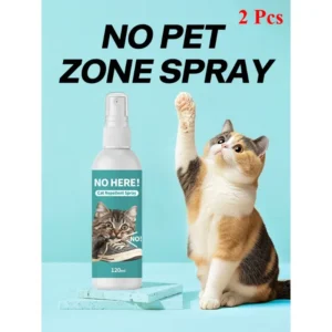 Spray odstraszający koty 120 ml - ochrona mebli i neutralizator zapachów Czarny