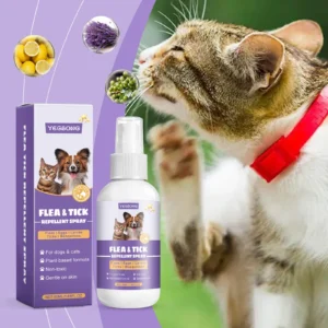 Spray przeciw pchłom i kleszczom dla psa i kota - naturalny 