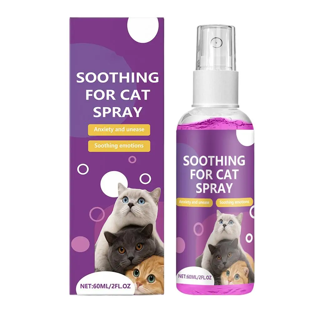 Spray uspokajający z feromonami dla kota – redukcja stresu Biały