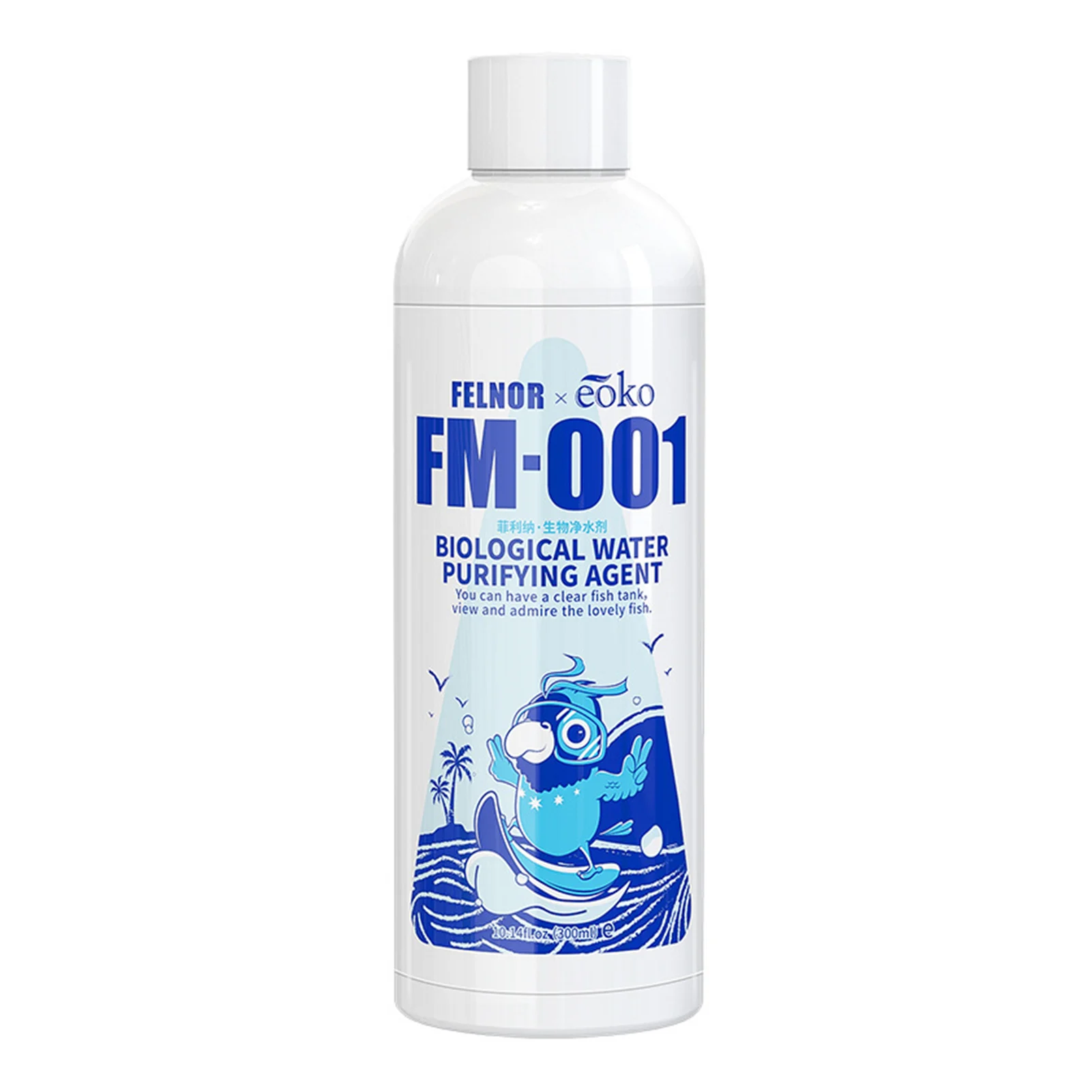 Środek na glony do akwarium - oczyszczacz wody 300 ml 1pc