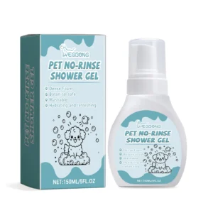 Suchy szampon w sprayu dla kota i psa bez spłukiwania 150ml Ciemny brąz