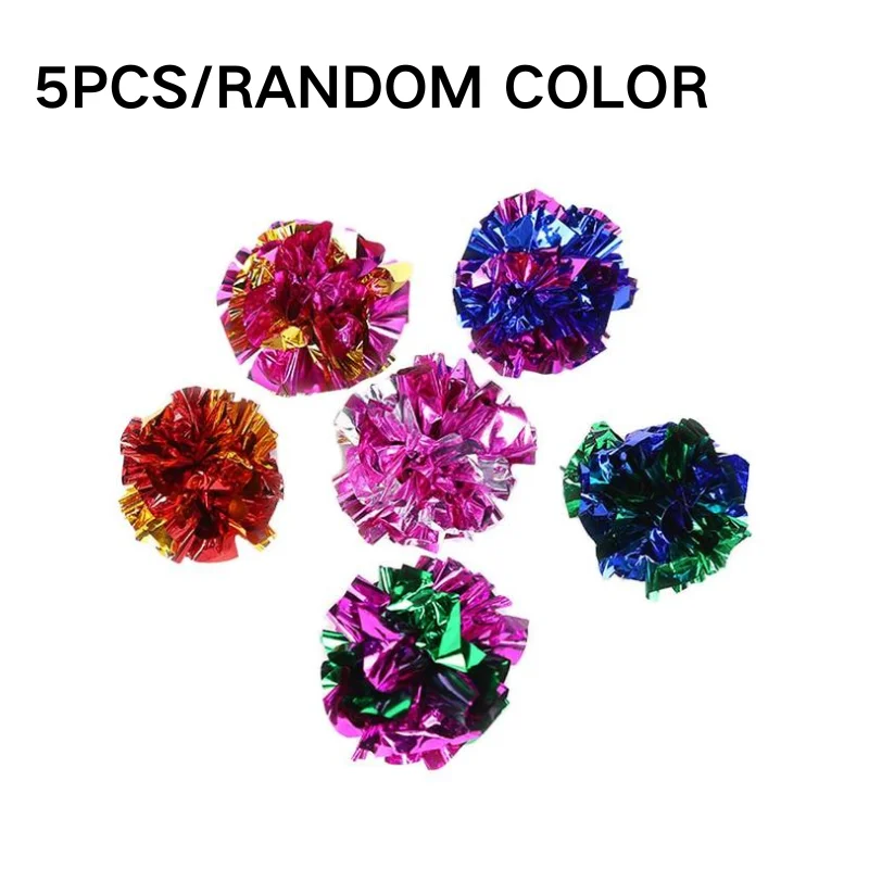 Szeleszczące kulki dla kota 5pcs