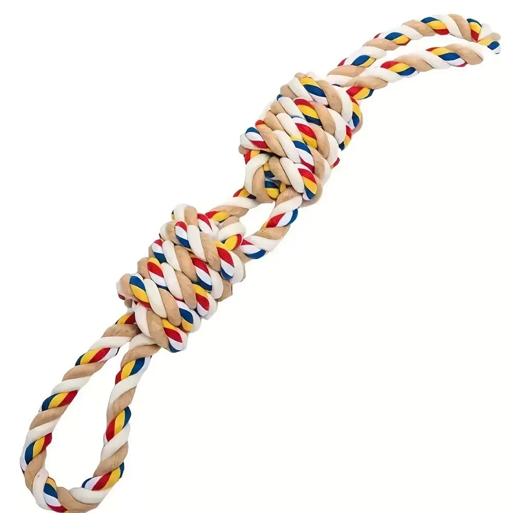 Sznurowy gryzak dla psa czyszczący zęby 45 cm 1Pc