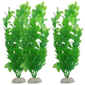 Sztuczne rośliny do akwarium 3 szt. 27cm Zielony