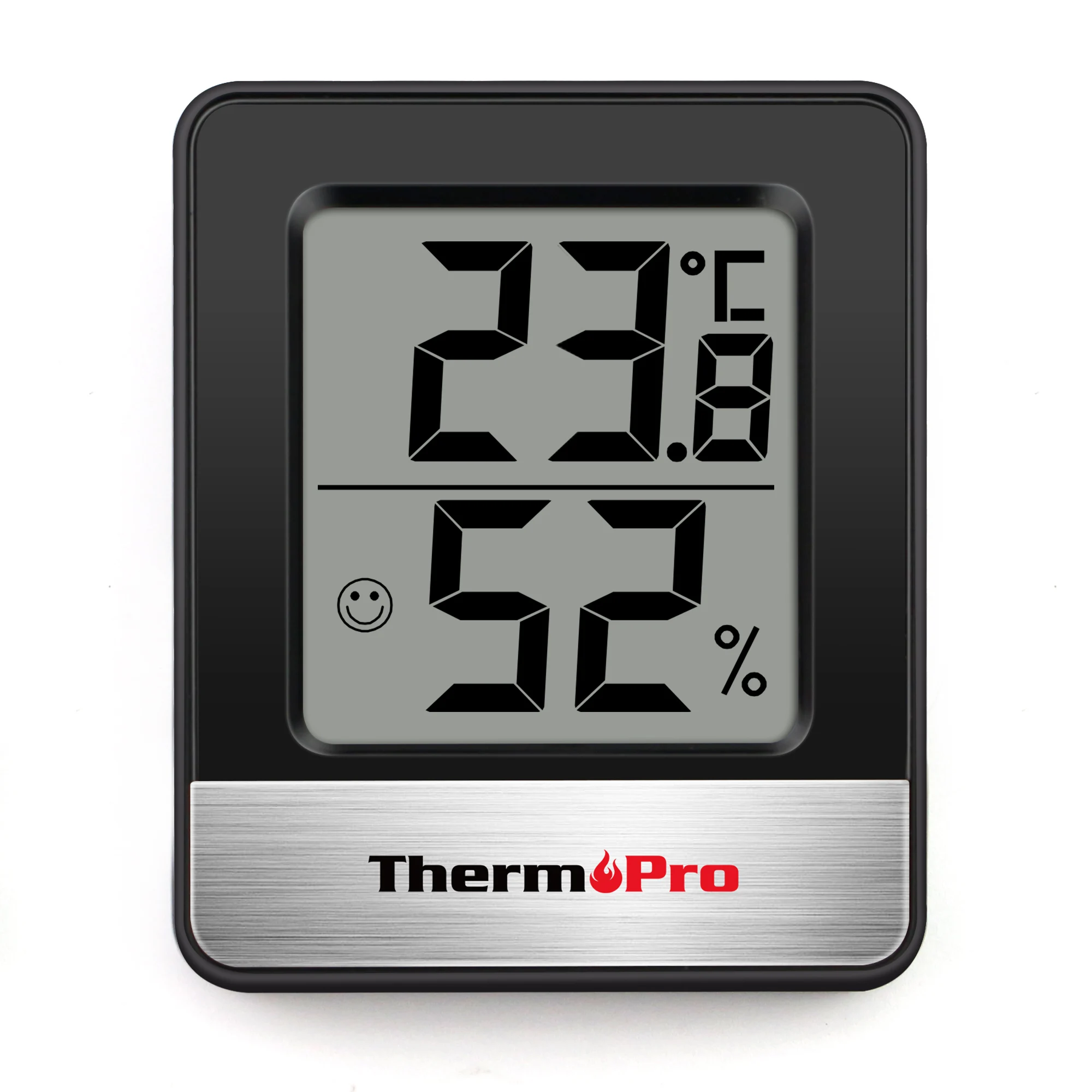 ThermoPro TP49 Mini Termometr Pokojowy Higrometr do Terrarium Czarny