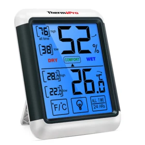 ThermoPro TP55 Termometr Higrometr z Ekranem Dotykowym i Podświetleniem 