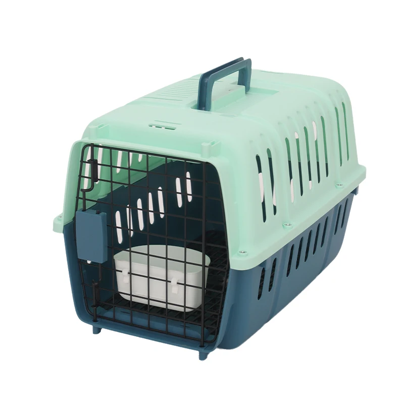 Transporter dla kota i małego psa - lotniczy kennel podróżny Biały