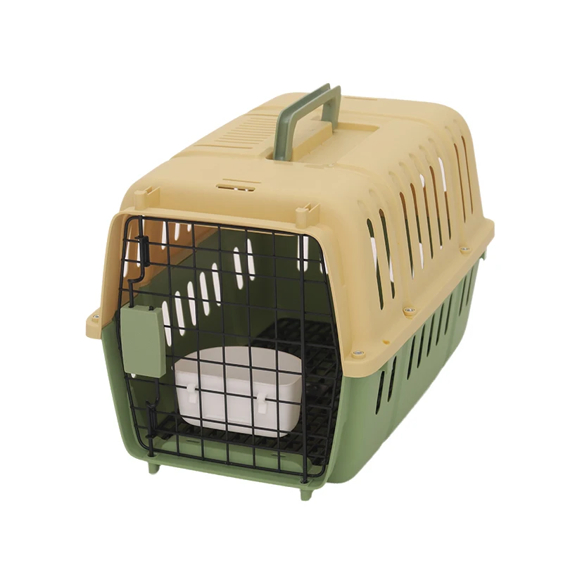 Transporter dla kota i małego psa - lotniczy kennel podróżny Czarny