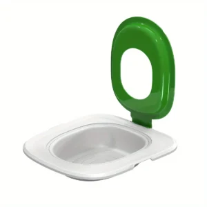 Trener toalety dla kota - mata treningowa do nauki korzystania z WC Zielony