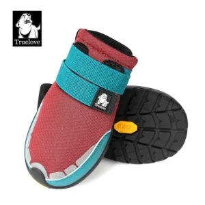 Truelove buty dla psa z podeszwą Vibram odblaskowe sportowe TLS4862 Różowy