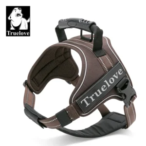 Truelove Szelki dla psa no-pull TLH5753 – dwukierunkowe, odblaskowe Khaki