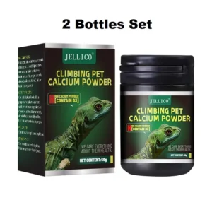 Wapń z witaminą D3 dla gadów i płazów - suplement 2 bottle set