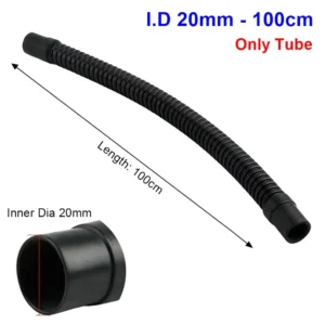 Wąż karbowany do akwarium 20-40 mm z zaciskami Id 20mm only tube