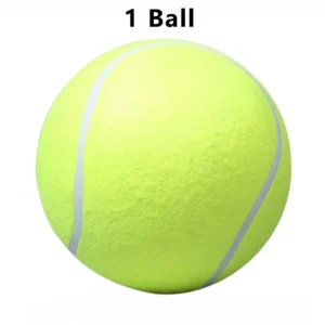 Wielka piłka tenisowa dla psa z pompką 1 ball