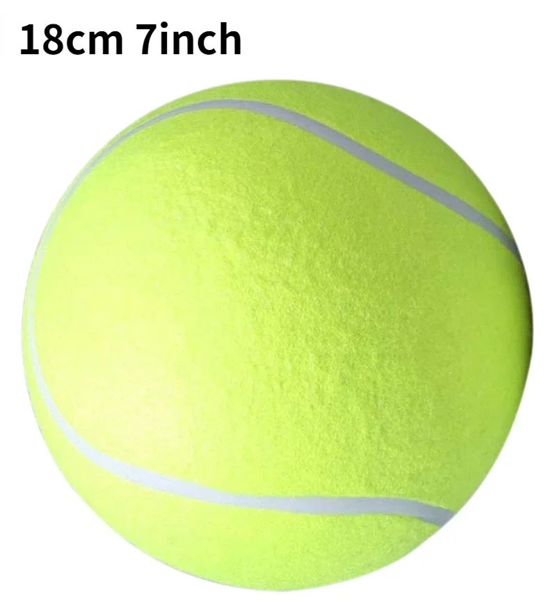 Wielka piłka tenisowa dla psa 7inch