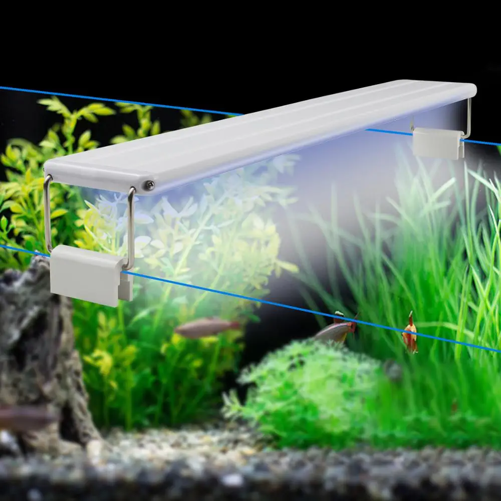 Wodoodporna listwa LED do akwarium z klipsem 18-48 cm 28cm