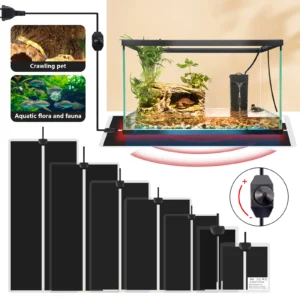 Mata grzewcza do terrarium 5–45W wodoodporna z regulatorem 