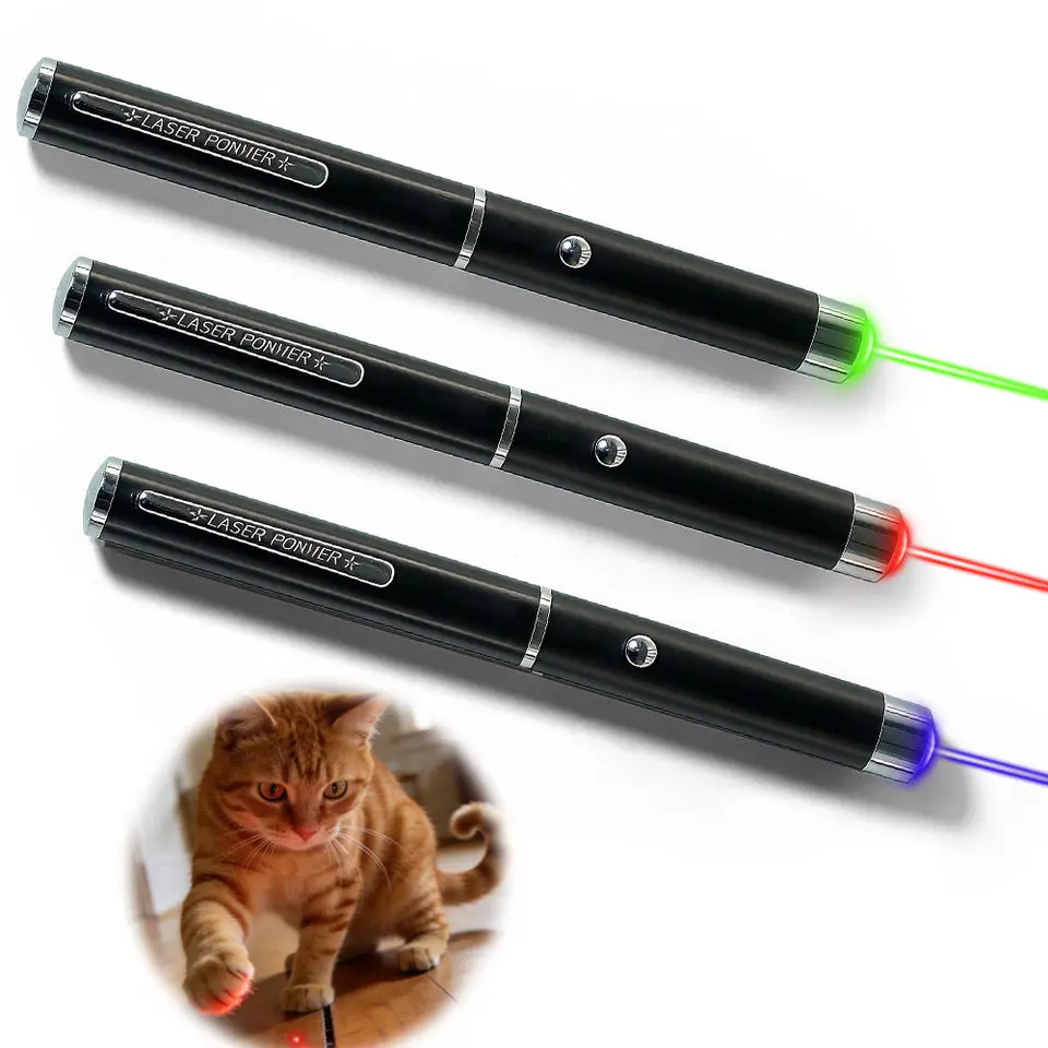 Wskaźnik laserowy dla kota, 3 kolory światła Fioletowy