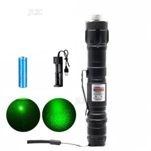 Wskaźnik laserowy dla kota – zestaw 5 nasadek z zielonym i czerwonym laserem Niebieski