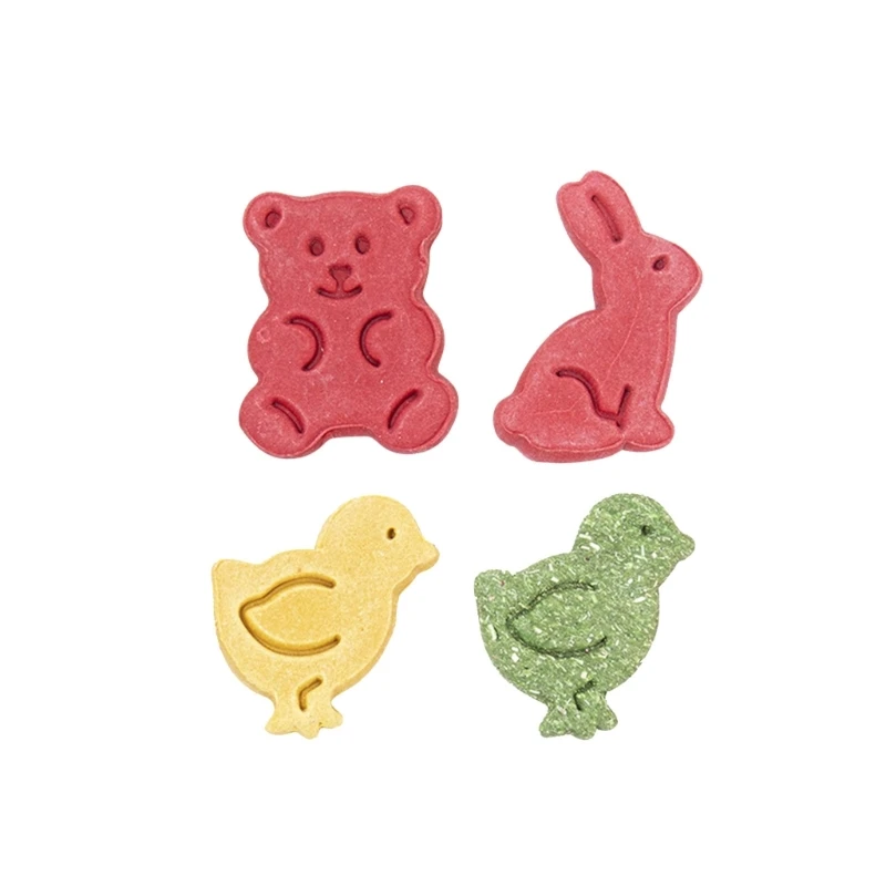 Zabawki dla chomika i gryzoni - drewniane gryzaki w ksztalcie warzyw i owocow Animal series 4 piec