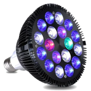 Żarówka LED PAR38 54W do akwarium morskiego — pełne spektrum, rafy koralowe Biały