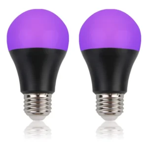 Żarówka UV LED 9W czarne światło 395-400nm do terrarium i wykrywania plam 