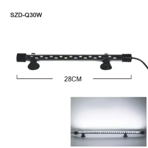 Zatapialna lampa LED z klipsem do akwarium – wzrost roślin wodnych Czerwony