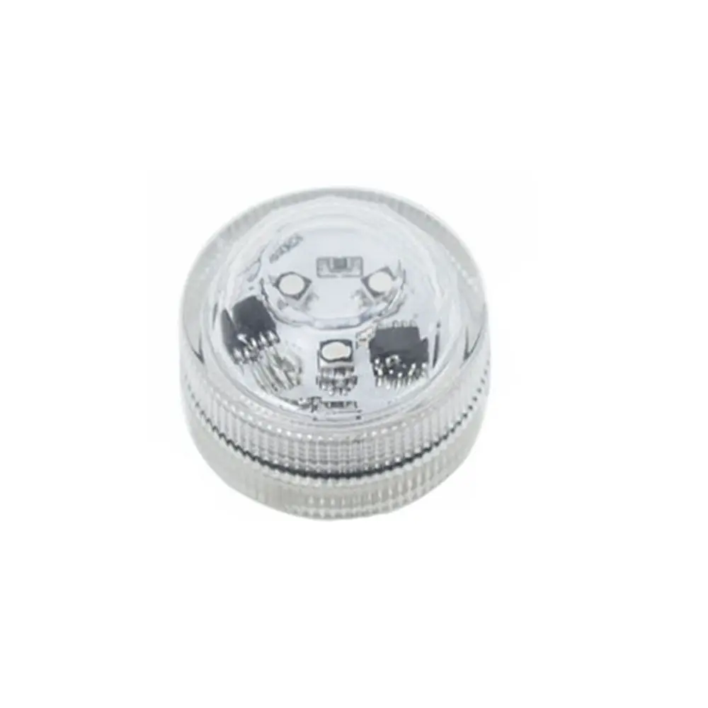 Zatapialne lampki LED RGB do akwarium i dekoracji wodnej – komplet Różowy