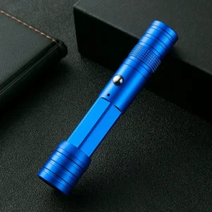 Zielony wskaźnik laserowy USB dla kota z głowicą gwiazdkową Niebieski